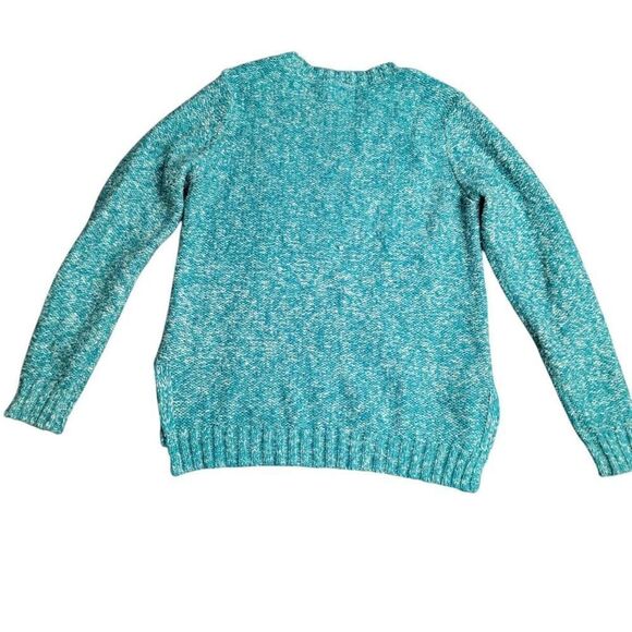 St. John's Bay Teal Turquoise  Blue Green Pullover Soft Comfy Sweater - Picture 2 of 7
